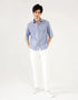 STRIPED PATCH POCKET SHIRT